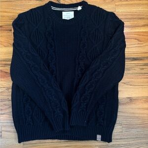 Men's Black Crewneck Sweater